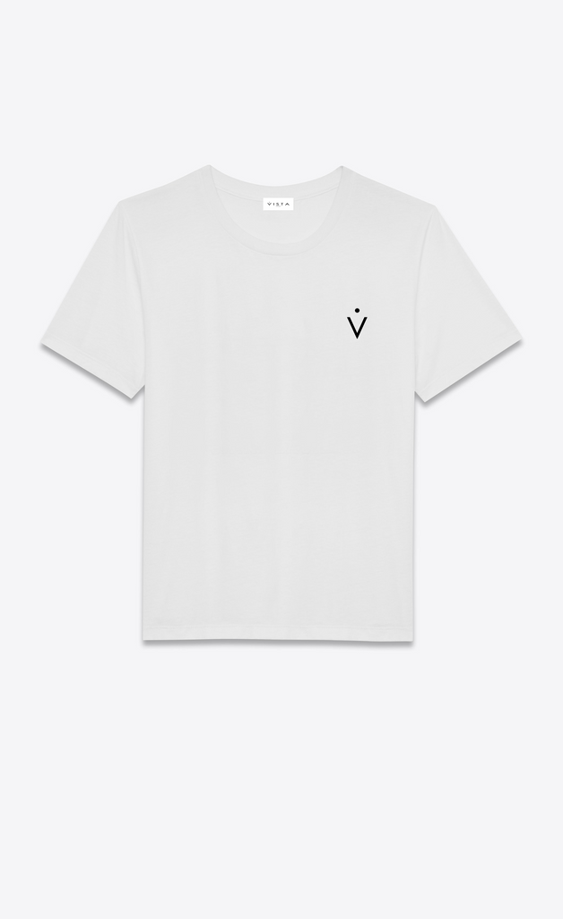 WHITE "VISTA" T-SHIRT