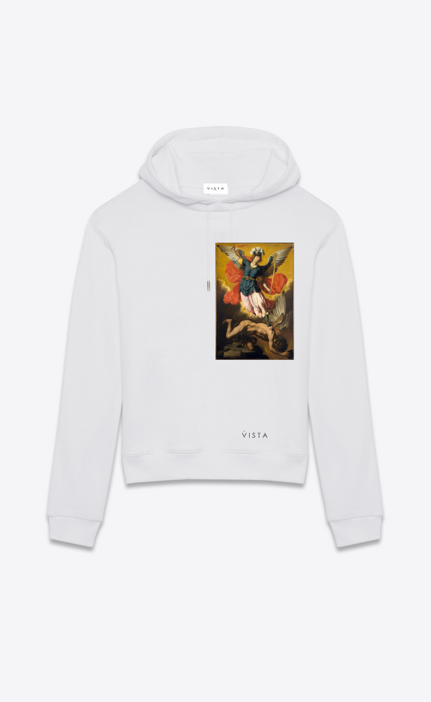 WHITE "MICHAEL" HOODIE